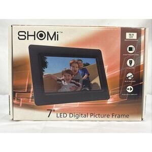 Shomi 7" Digital Picture Frame No PC Required Easy to Use
